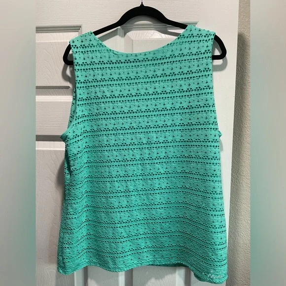 Charter Club Plus Size Tank Blouse - Picture 2 of 4